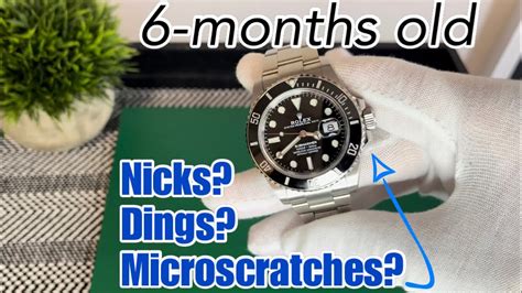 rolex submariner wear and tear